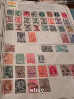 Collection de timbres mammouth et puissante dans l'album Harris 1953. Vintage ++