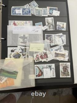 Collection de timbres modernes de Suède dans un album, valeur CAT élevée, TOP