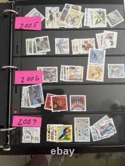 Collection de timbres modernes de Suède dans un album, valeur CAT élevée, TOP