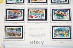 Collection de timbres neufs de 350+ de 2002 à 2004 aux États-Unis, stockée dans un album White Ace, valeur faciale 400+.