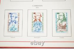 Collection de timbres neufs de plus de 400 pièces de l'ère du bicentenaire américain 1976, stockée dans un album