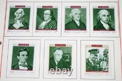 Collection de timbres neufs de plus de 400 pièces de l'ère du bicentenaire américain 1976, stockée dans un album