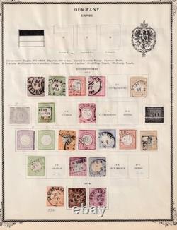 Collection de timbres neufs et utilisés d'Allemagne sur pages d'album - Succession du Dr. Schultz Q189