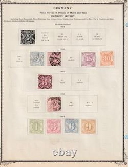 Collection de timbres neufs et utilisés d'Allemagne sur pages d'album - Succession du Dr. Schultz Q189