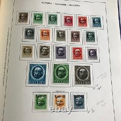 Collection de timbres-poste allemands en livre et en pages volantes mélangées, voir la vidéo.