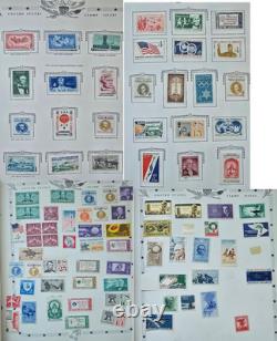 Collection de timbres-poste américains dans l'album de timbres vintage Le Capitole des États-Unis Collection de timbres-poste américains dans l'album de timbres vintage Le Capitole des États-Unis