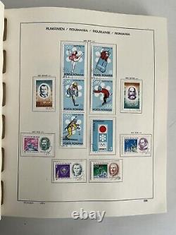 Collection de timbres-poste de Roumanie Album Schaubek 1967-1980 1300 pièces 077 Brie