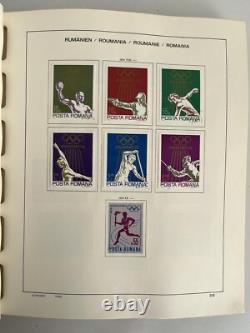 Collection de timbres-poste de Roumanie Album Schaubek 1967-1980 1300 pièces 077 Brie