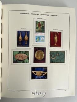 Collection de timbres-poste de Roumanie Album Schaubek 1967-1980 1300 pièces 077 Brie