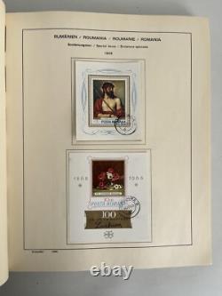 Collection de timbres-poste de Roumanie Album Schaubek 1967-1980 1300 pièces 077 Brie