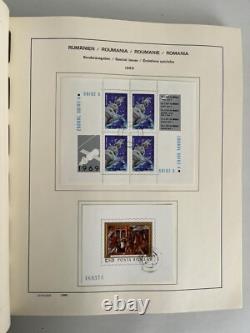 Collection de timbres-poste de Roumanie Album Schaubek 1967-1980 1300 pièces 077 Brie