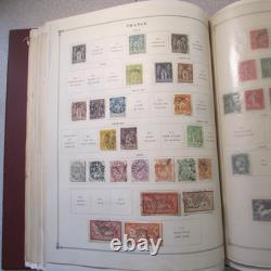 Collection de timbres-poste vintage, livre 6 sur 8 - des années 1800 aux années 1970 dans un album