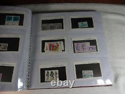 Collection de timbres rares vintage et anciens de France et d'Allemagne avec 2 000 timbres dans un album StampBook2