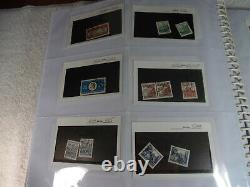 Collection de timbres rares vintage et anciens de France et d'Allemagne avec 2 000 timbres dans un album StampBook2