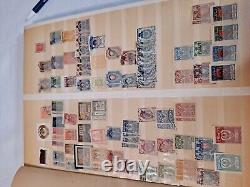 Collection de timbres russes album 9x12