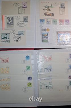 Collection de timbres sportifs thématiques dans 3 albums Lighthouse (belle collection) Voir les photos.