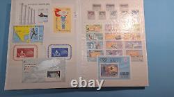 Collection de timbres sportifs thématiques dans 3 albums Lighthouse (belle collection) Voir les photos.