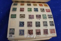 Collection de timbres vintage États américains villes Europe OTAN naval aérien années 1950 album À VOIR