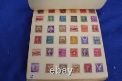 Collection de timbres vintage États américains villes Europe OTAN naval aérien années 1950 album À VOIR