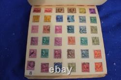 Collection de timbres vintage États américains villes Europe OTAN naval aérien années 1950 album À VOIR
