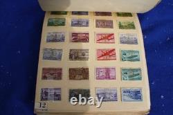 Collection de timbres vintage États américains villes Europe OTAN naval aérien années 1950 album À VOIR