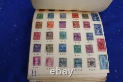 Collection de timbres vintage États américains villes Europe OTAN naval aérien années 1950 album À VOIR