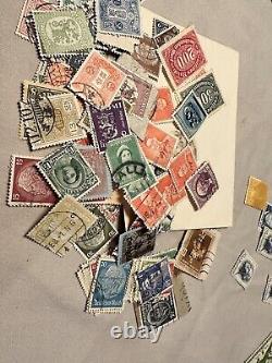 Collection de timbres vintage Lot international trié INTACT