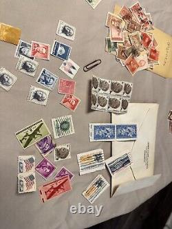 Collection de timbres vintage Lot international trié INTACT