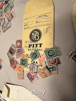 Collection de timbres vintage Lot international trié INTACT