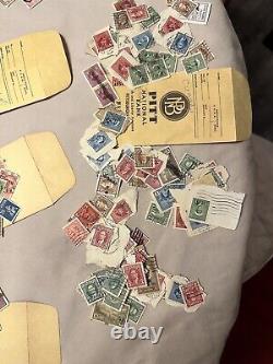 Collection de timbres vintage Lot international trié INTACT