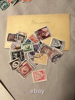 Collection de timbres vintage Lot international trié INTACT