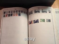 Collection de timbres vintage d’une succession à vie 50k-100k+ timbres, bac de 15 lb + album Harris Pr