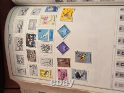 Collection de timbres vintage d’une succession à vie 50k-100k+ timbres, bac de 15 lb + album Harris Pr