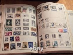 Collection de timbres vintage d’une succession à vie 50k-100k+ timbres, bac de 15 lb + album Harris Pr