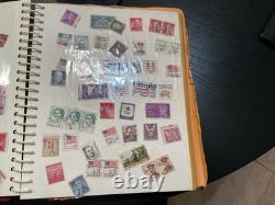 Collection de timbres vintage (livre) variété