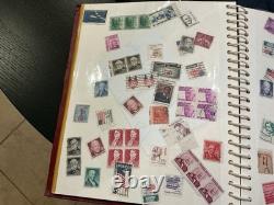 Collection de timbres vintage (livre) variété