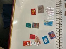 Collection de timbres vintage (livre) variété