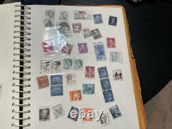 Collection de timbres vintage (livre) variété