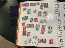 Collection de timbres vintage (livre) variété