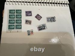 Collection de timbres vintage (livre) variété