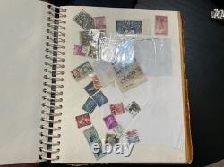 Collection de timbres vintage (livre) variété