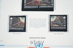 Collection des Nations Unies 1994-1997 de 200 timbres et 10 feuilles tous neufs dans un album