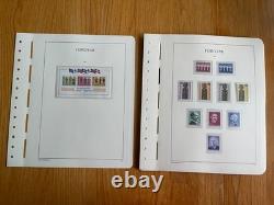Collection des îles Féroé sur pages d'album Lighthouse sans charnières 1919-2001