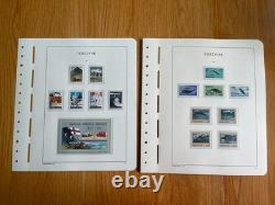 Collection des îles Féroé sur pages d'album Lighthouse sans charnières 1919-2001