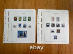 Collection des îles Féroé sur pages d'album Lighthouse sans charnières 1919-2001