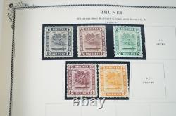 Collection du Commonwealth britannique des années 1900-1940 de plus de 400 timbres neufs et oblitérés dans un album