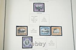 Collection du Commonwealth britannique des années 1900-1940 de plus de 400 timbres neufs et oblitérés dans un album