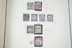 Collection du Commonwealth britannique des années 1900-1940 de plus de 400 timbres neufs et oblitérés dans un album