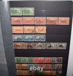 Collection extensive de timbres des États-Unis en parfait état, comprenant de nombreux classiques