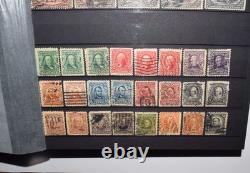 Collection extensive de timbres des États-Unis en parfait état, comprenant de nombreux classiques